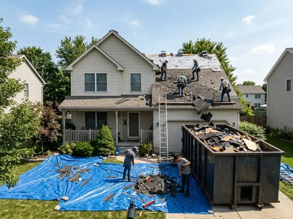 roof-replacement-debris-remova-004 — frequently asked questions, Cheapest Dumpster Rentals in Lake Cherokee, TX